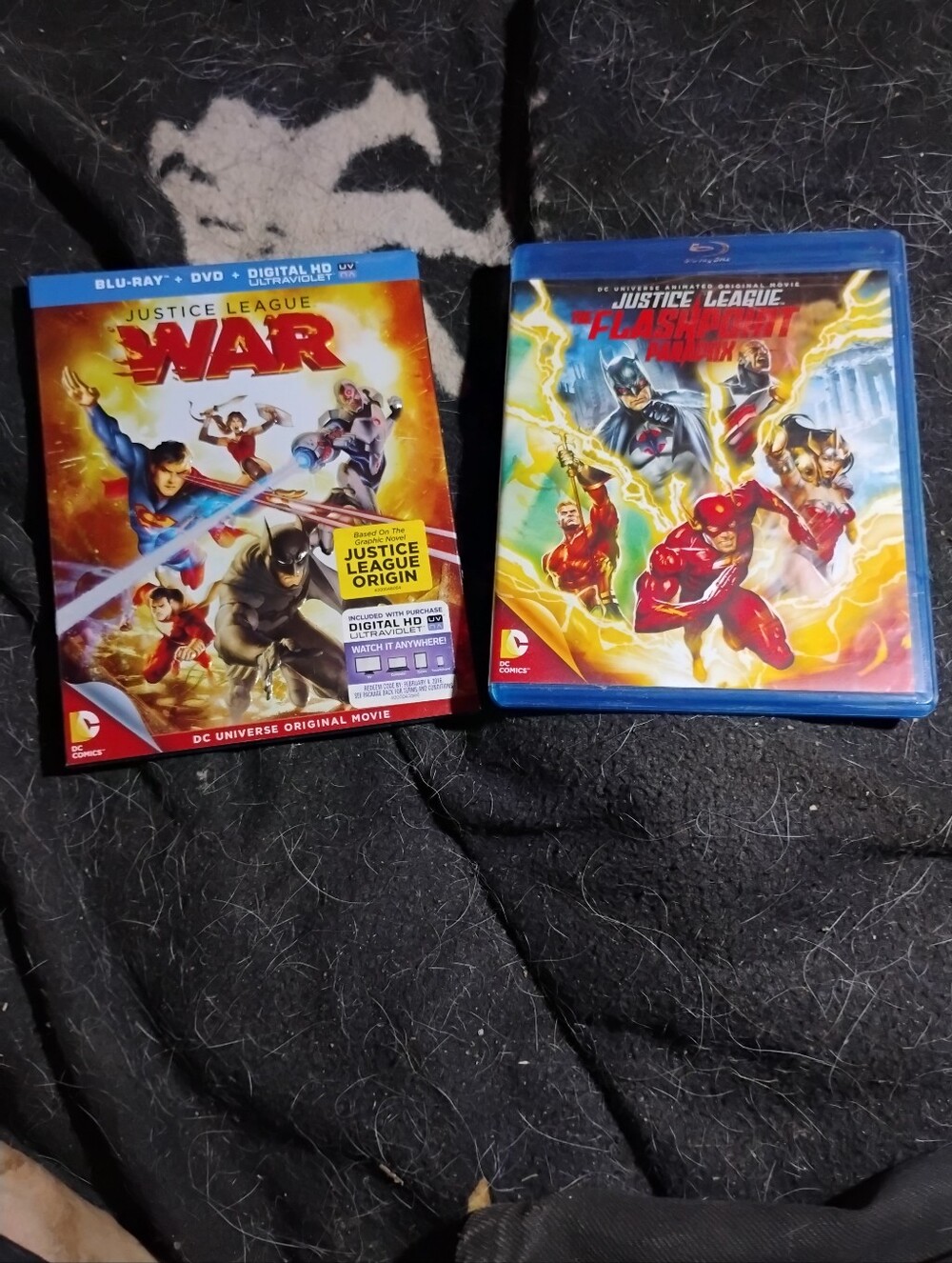 Justice League Flashpoint Paradox And War Bluray Bundled Lot